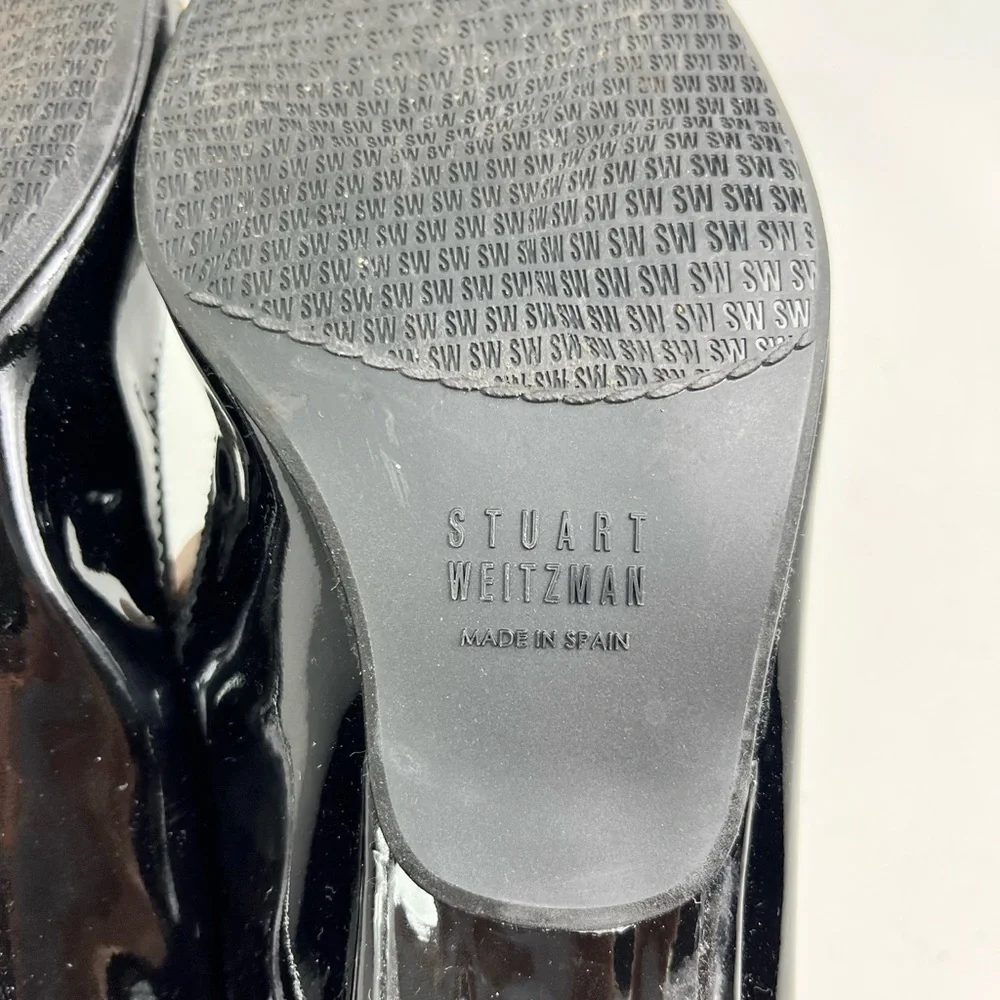 Stuart Weitzman Patent Leather Wedge Shoes - Picture 10 of 12